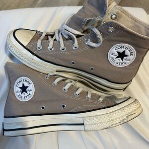 Converse Chuck Taylor High-Tops in Cream